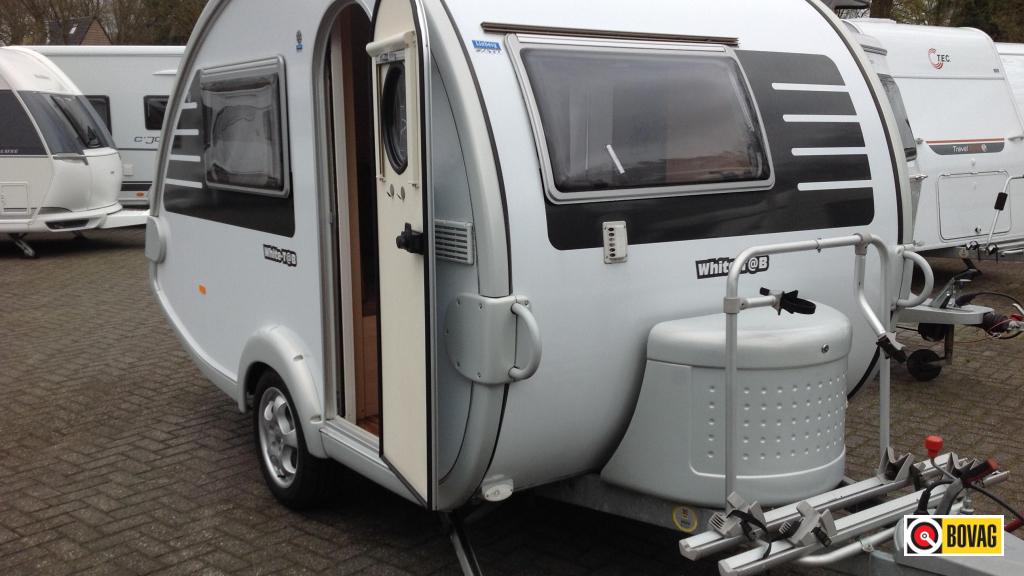 T@B White 320, Caravans en Kamperen, Caravans, tot en met 2, Standaardzit, T@b, Overige typen, Fietsenrek, Gascomfoor, Hordeur