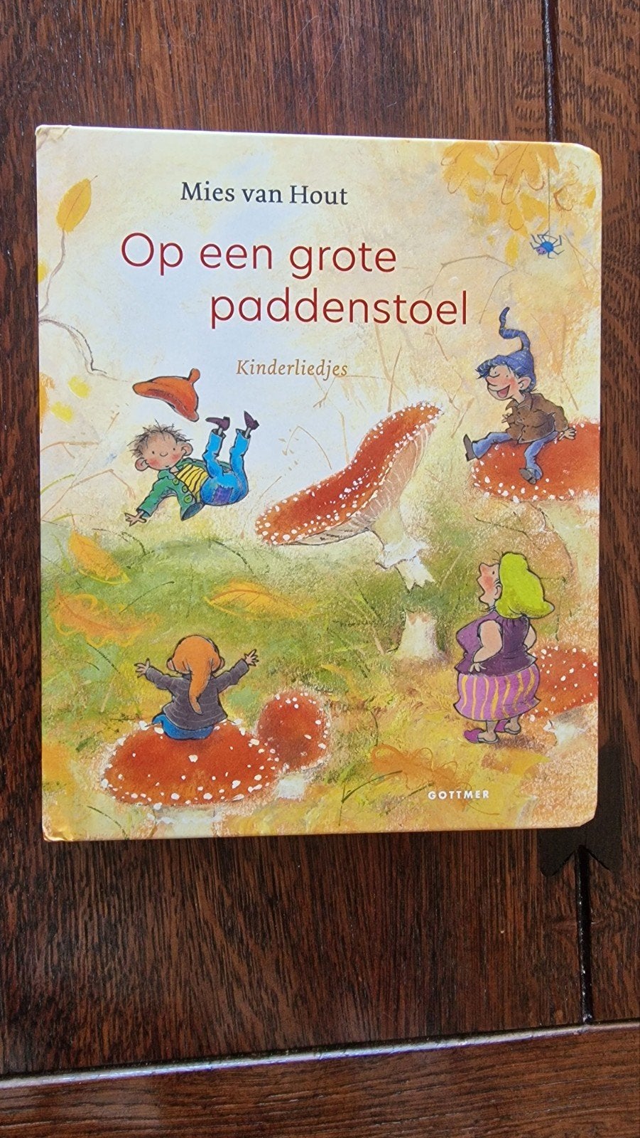 Op een grote paddenstoel  Mies van Hout, zo goed als nieuw, Ophalen of Verzenden, Fictie algemeen