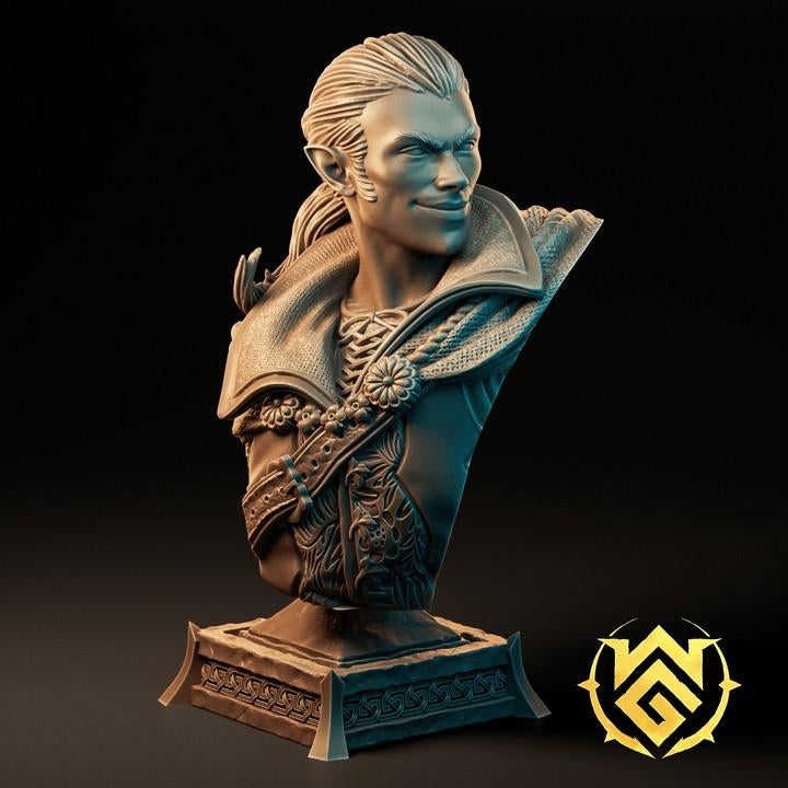 Dorian the Dammed Gedetailleerde 3D Resin Print Buste, Ophalen of Verzenden