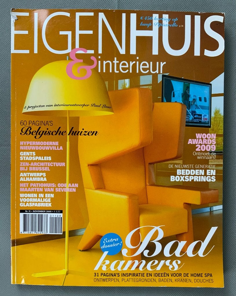 Tijdschrift Eigen Huis & Interieur nr 11 november 2009, Boeken, Ophalen of Verzenden, Gelezen, Overige typen