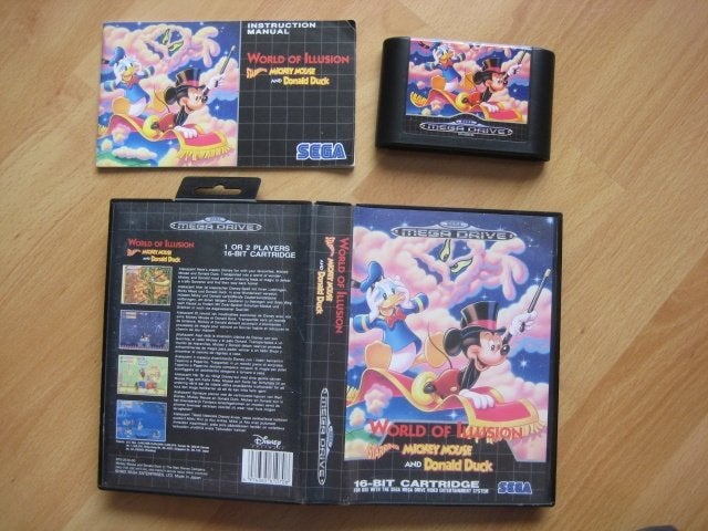 World of Illusion (Donald MIckey) Sega Mega Drive Megadrive, Spelcomputers en Games, Games | Sega, Gebruikt, 1 speler, Ophalen of Verzenden