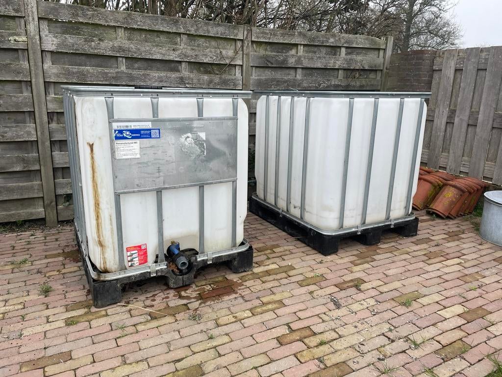 IBC vaten, 150 liter of meer, Ophalen