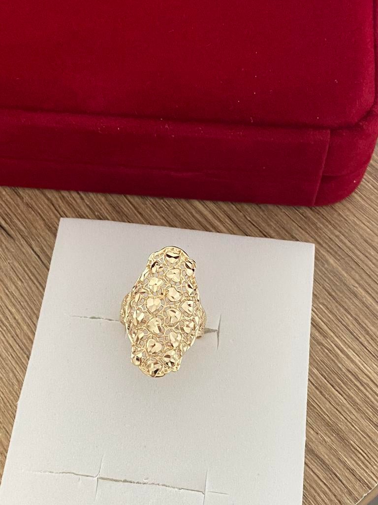 14 karaat gouden ring gemerkt 585, Sieraden, Tassen en Uiterlijk, Ringen, -, -, Nieuw, Ophalen of Verzenden