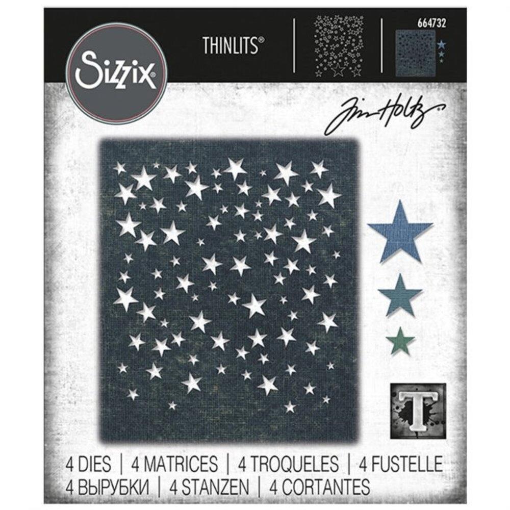Sizzix Tim Holtz Thinlits Falling Stars #664732, Verzenden, Nieuw, Frame of Mal, Sizzix