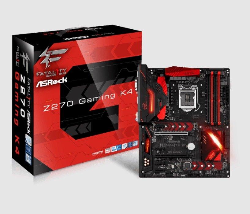 ASRock Z270 Gaming K4 Moederbord, LGA 1151, DDR4, Ophalen of Verzenden, Zo goed als nieuw