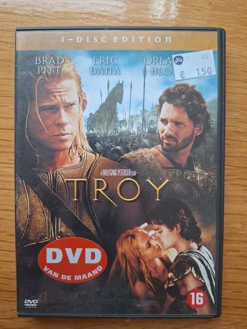 Dvd Troy hh, Vanaf 16 jaar, Ophalen of Verzenden, Zo goed als nieuw