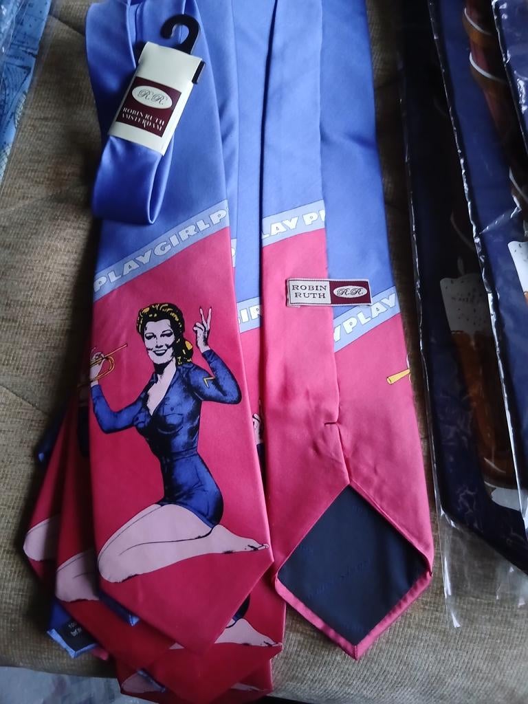 Robin Ruth 100 % zijde stropdas playgirl  NIEUW, Ophalen of Verzenden, Nieuw, Overige kleuren