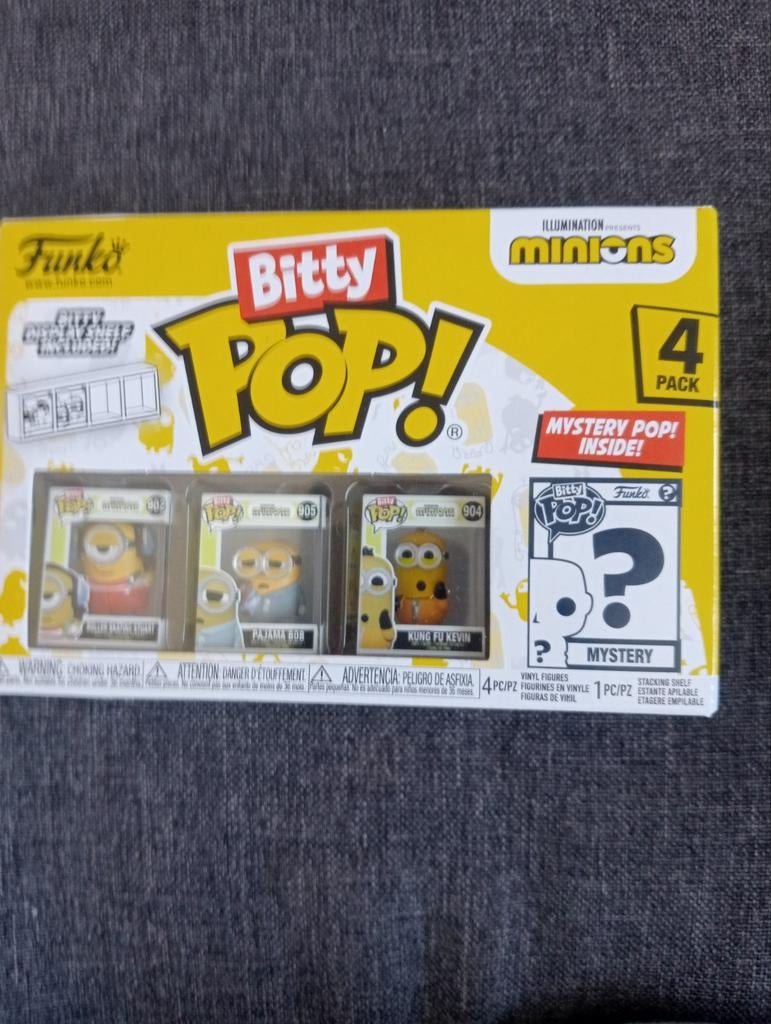 Bitty Pop Minions 4-pack, Ophalen of Verzenden