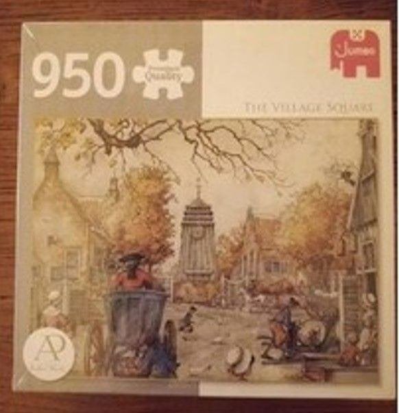 Anton Pieck Puzzel "Het Dorpsplein", Ophalen, 500 t/m 1500 stukjes, Nieuw, Legpuzzel