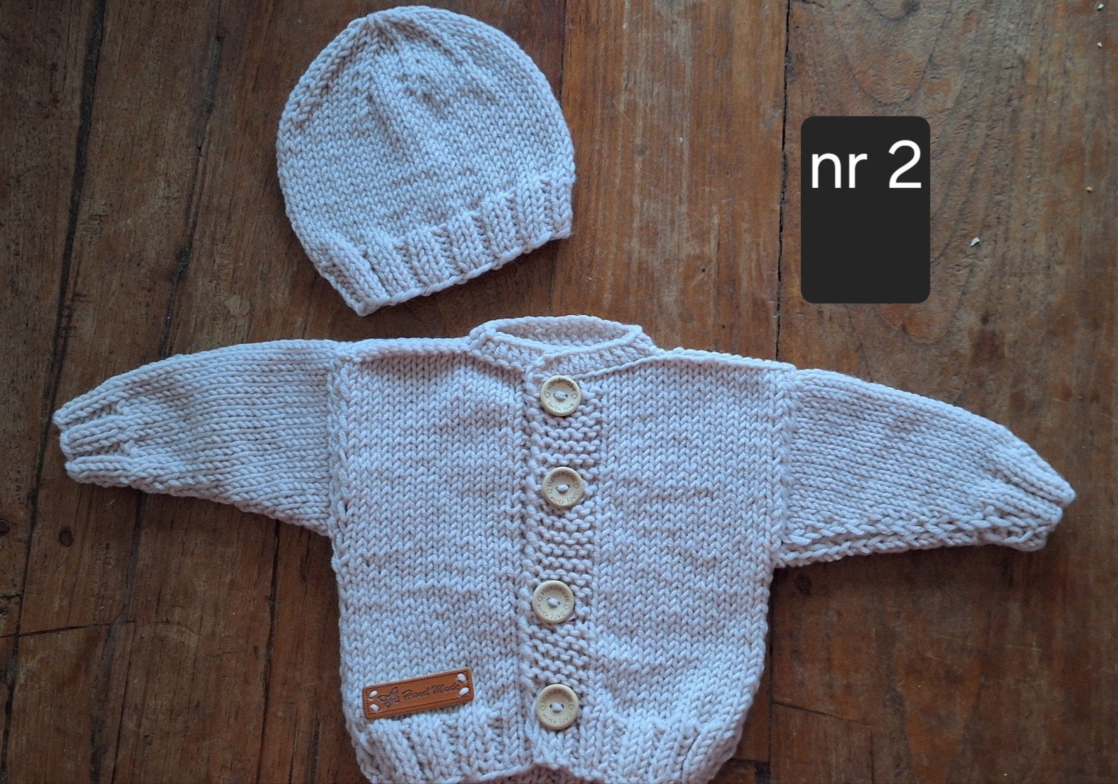 Baby setje Merino wol m50/56, Ophalen of Verzenden, Nieuw, Jongetje of Meisje