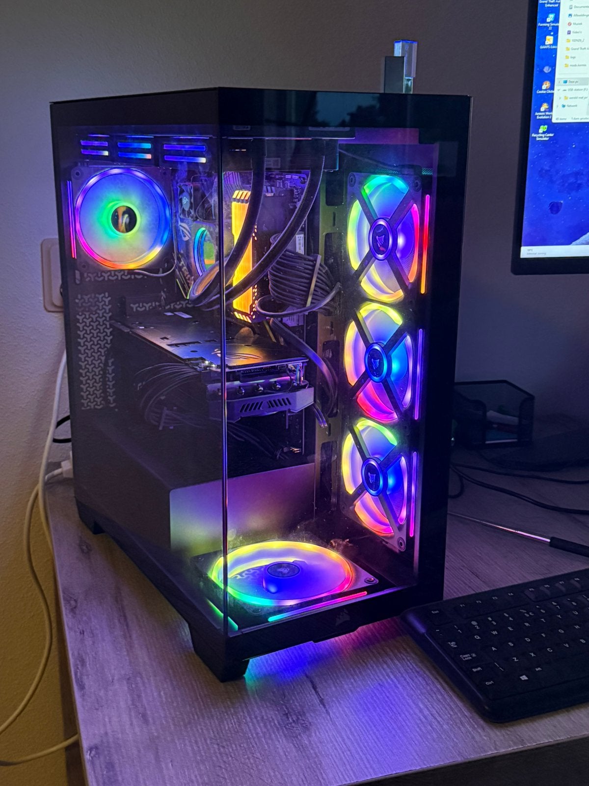 Game PC (i9-10900K | 64GB | RTX 2070 Super| curved monitor |, 64 GB of meer, Gebruikt, Virtual Reality, HDD