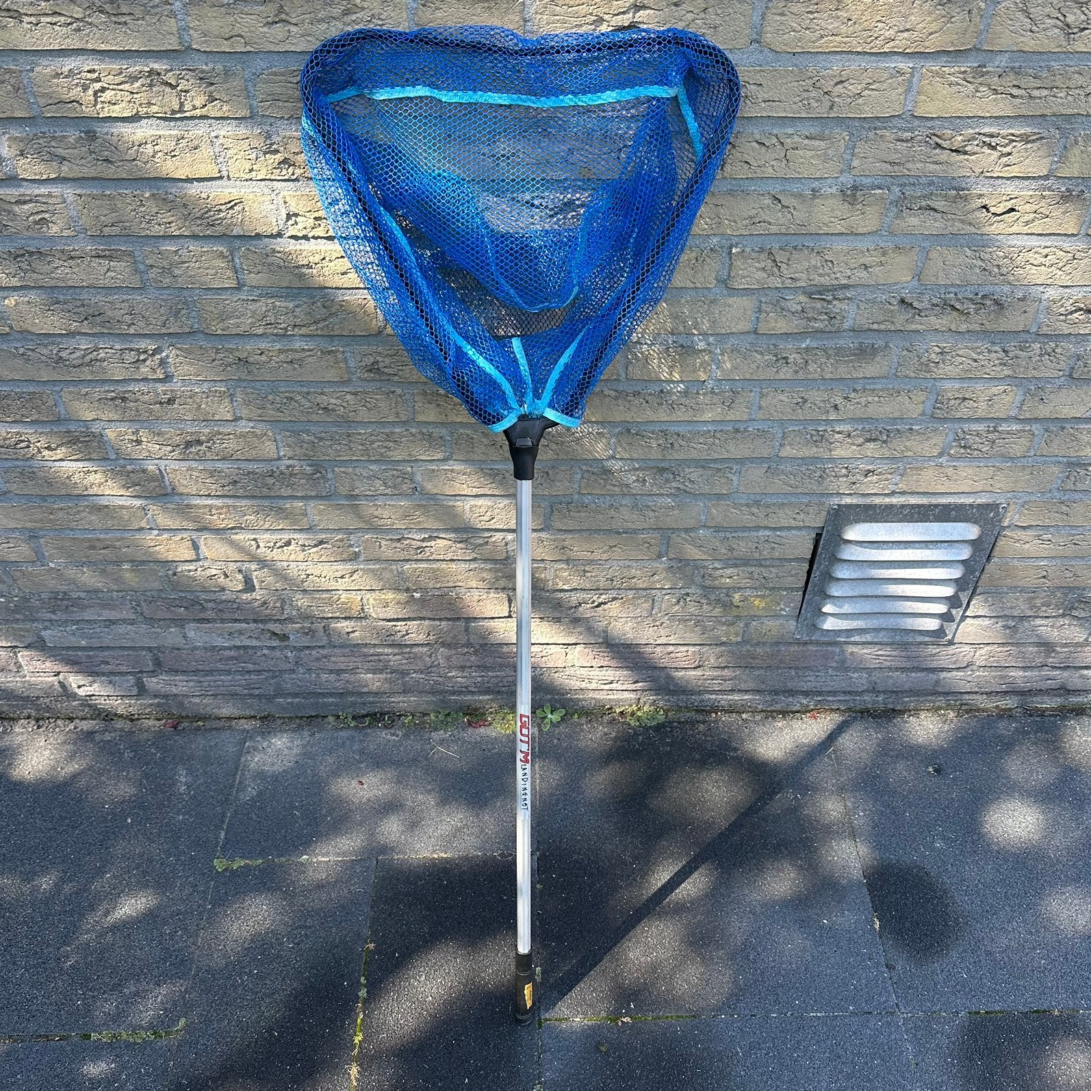 Albatros rubber schepnet opvouwbaar, Watersport en Boten, Hengelsport | Algemeen, Ophalen, Zo goed als nieuw, Net of Fuik