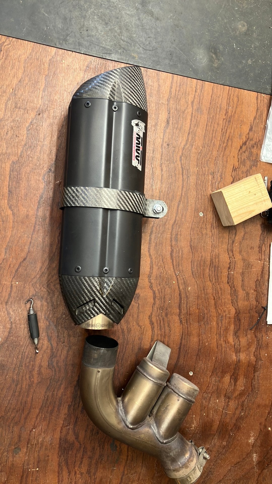 Mivv Suono met linkpipe. Yamaha FZ1, Ophalen of Verzenden, Gebruikt