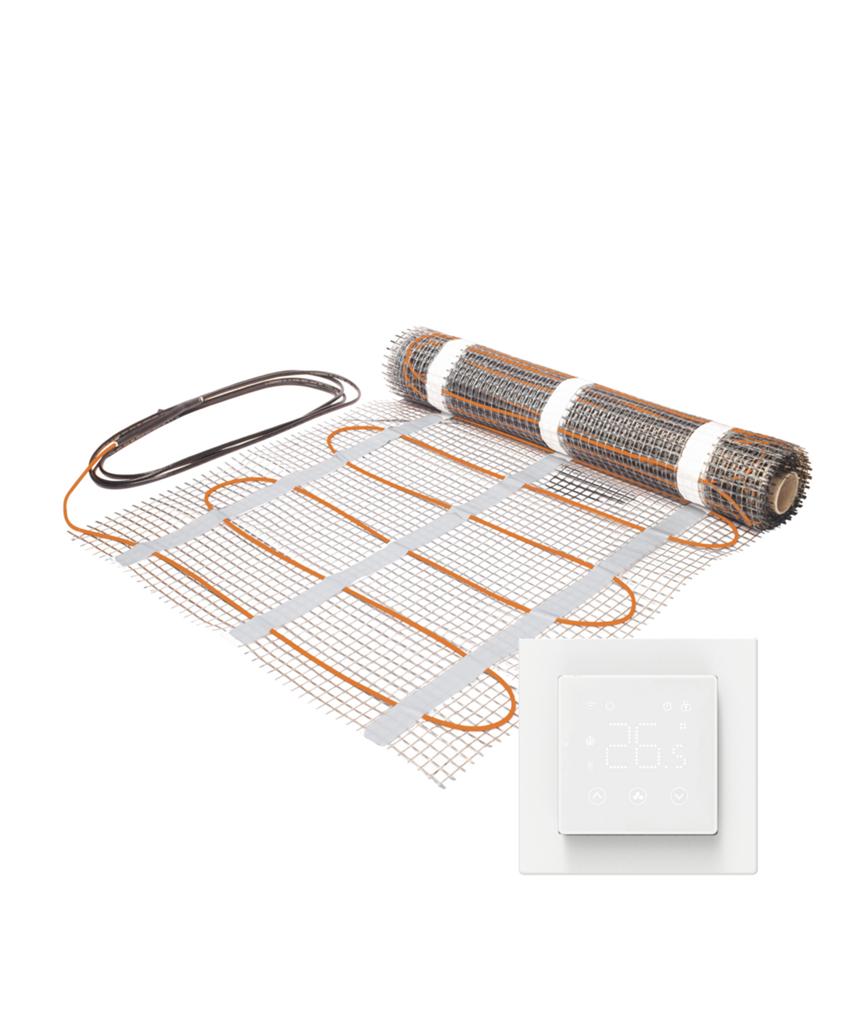 Elektrische vloerverwarming 6 m2 met Wifi thermostaat, Minder dan 30 cm, Nieuw, Minder dan 60 cm, Ophalen