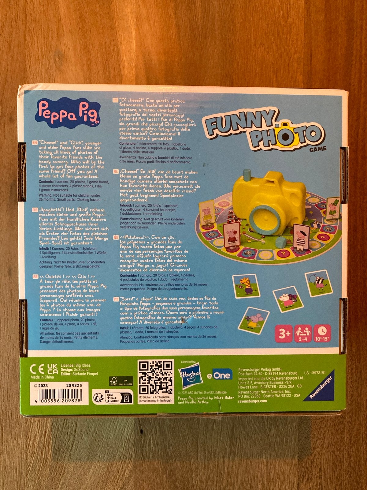 Peppa Pig Funny Photo Game - Ravensburger, Een of twee spelers, Ophalen of Verzenden, Gebruikt