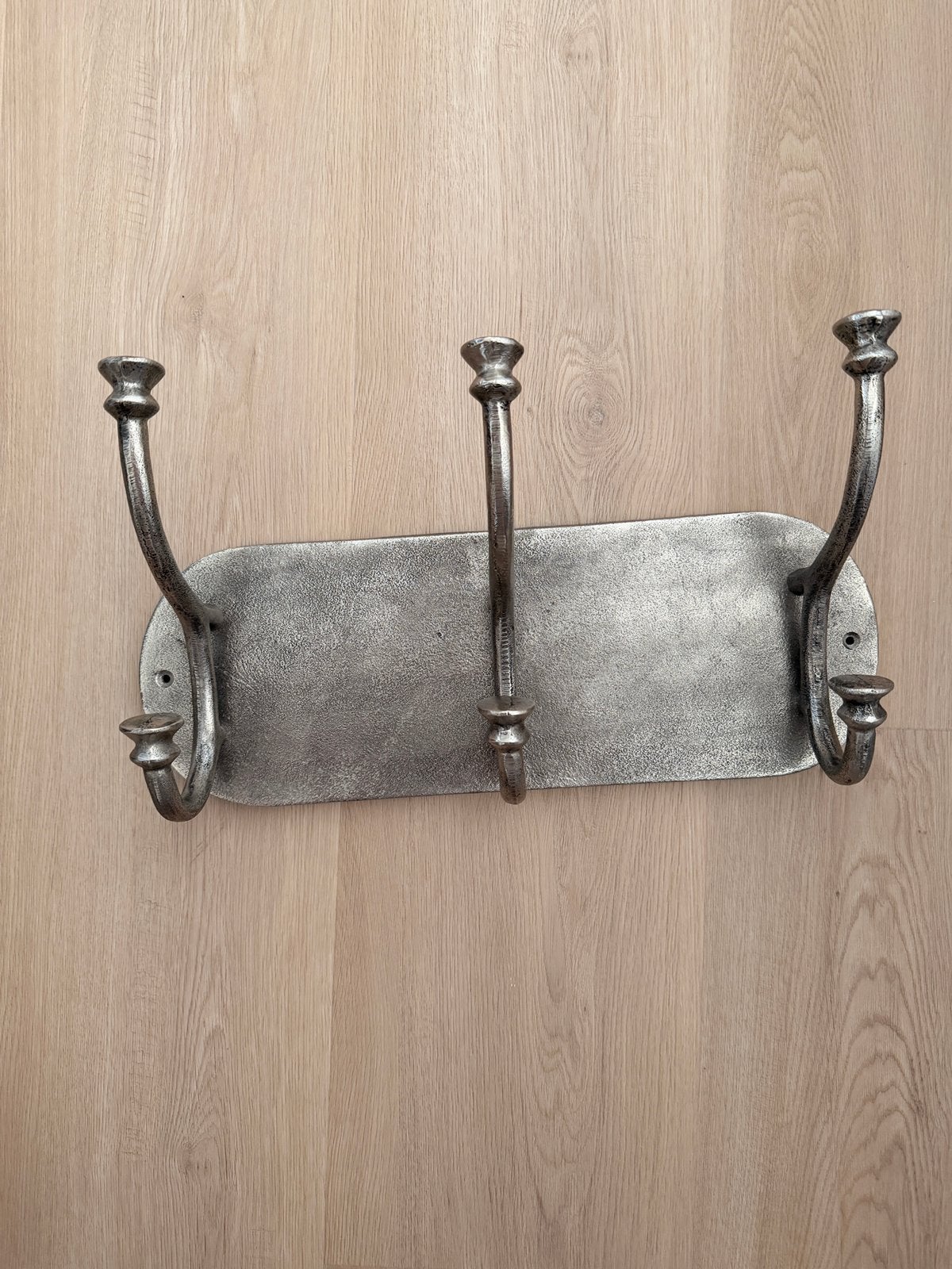 Metalen kapstok met 3 haken - zware kwaliteit, Huis en Inrichting, Woonaccessoires | Kapstokken, Zo goed als nieuw, Minder dan 100 cm