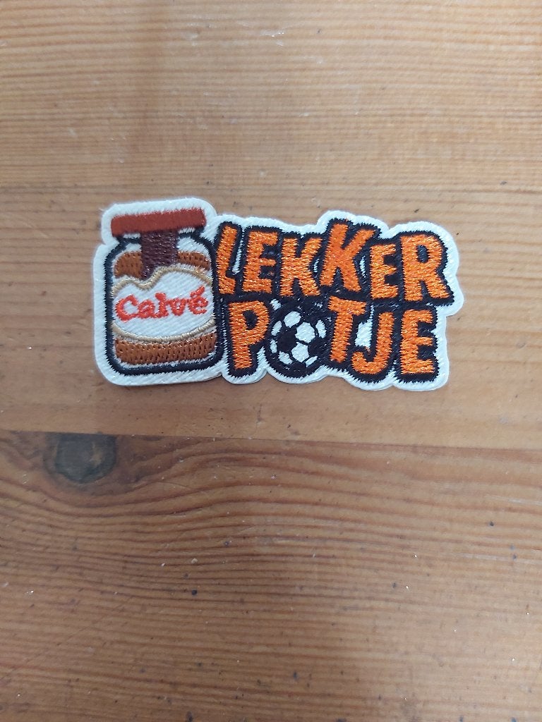Jumbo juich / juichjack embleem calve lekker potje, Jumbo, Ophalen of Verzenden