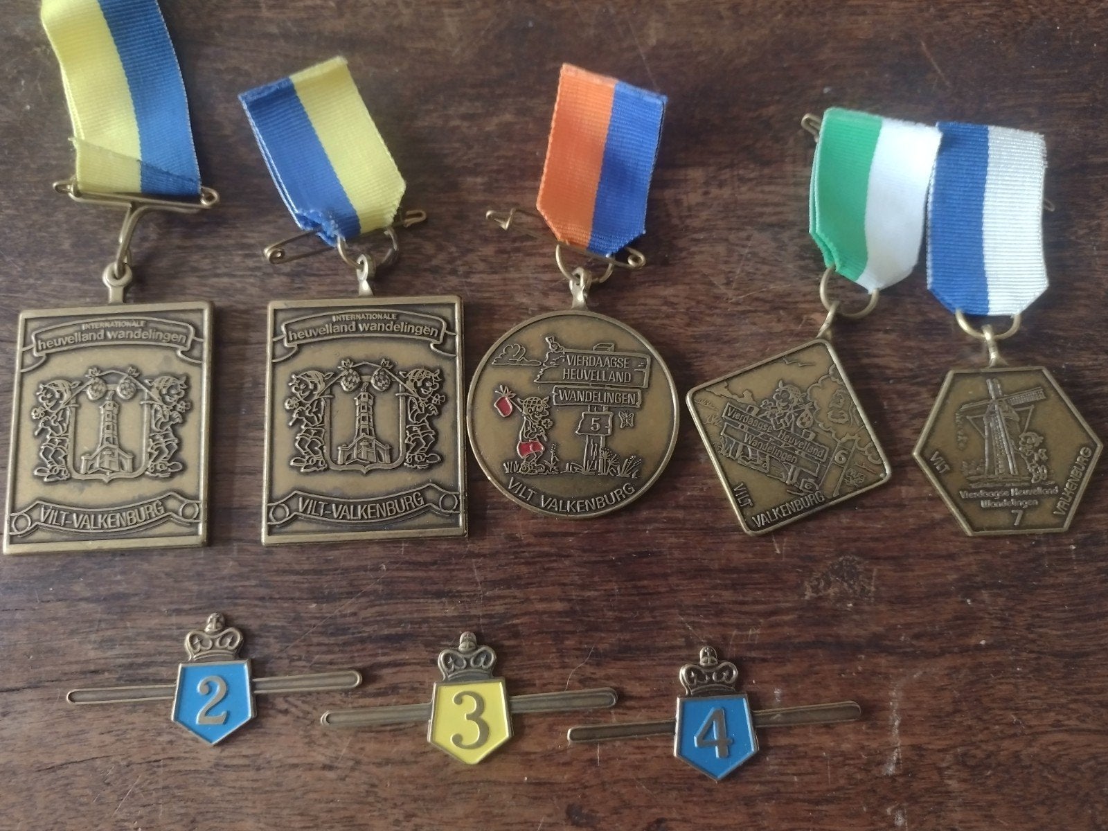 Vierdaagse Heuvelland Wandelingen Medailles Vilt-Valkenburg, Ophalen of Verzenden