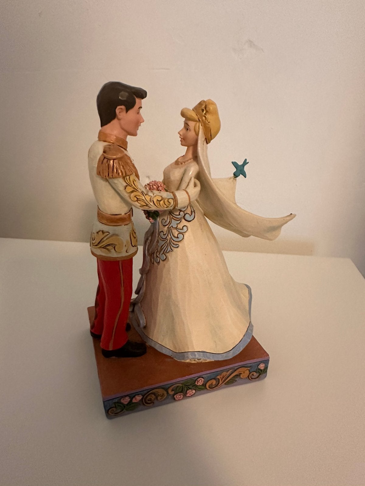Disney Traditions Cinderella Royal Wedding, Ophalen of Verzenden, Assepoester of Belle, Gebruikt, Beeldje of Figuurtje