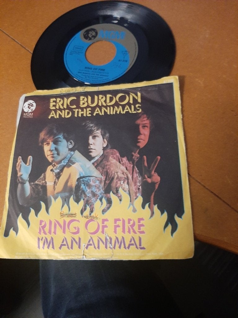 Eric Burdon the The Animals - Ring of Fire -1969 fotohoes, Ophalen, Gebruikt, Pop