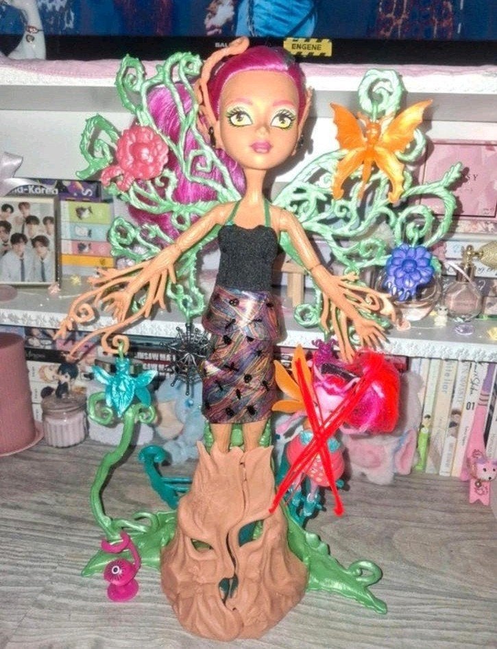 Treesa Thornwillow pop - Monster High Garden Ghouls, Verzenden, Zo goed als nieuw, Overige typen