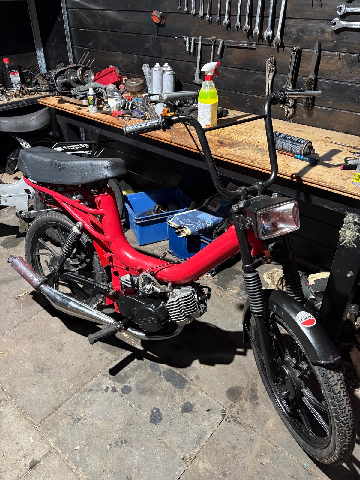 Tomos Flexer 65cc met gele plaat, Gebruikt, Maximaal 45 km/u, 65 cc, Ophalen of Verzenden