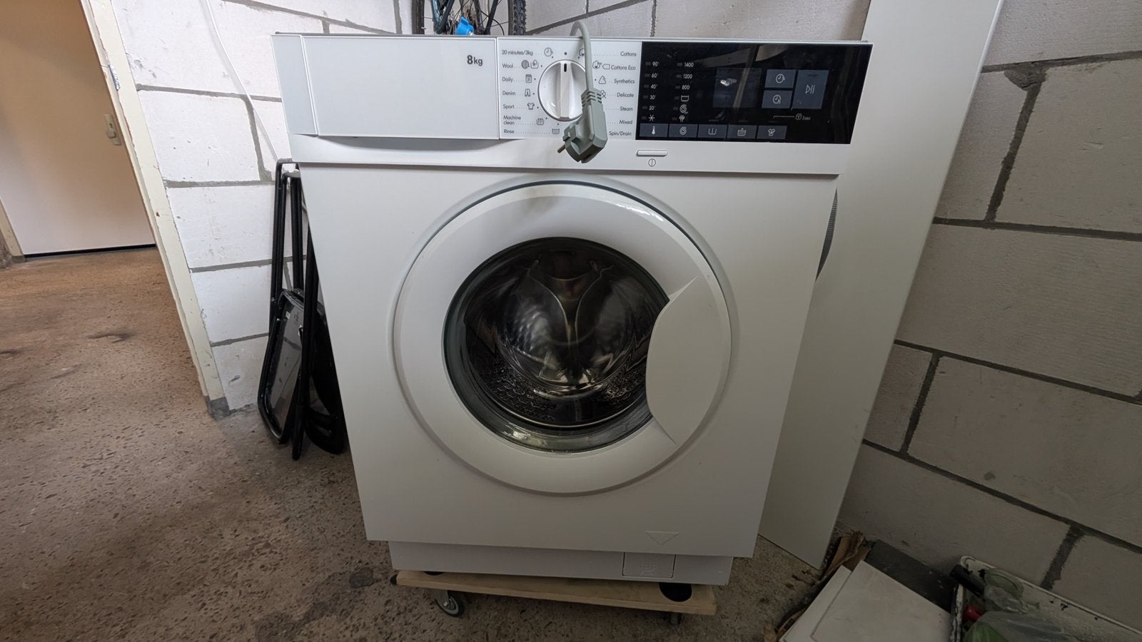 Ikea wasmachine, Witgoed en Apparatuur, Ophalen, Zo goed als nieuw, 1200 tot 1600 toeren, 85 tot 90 cm
