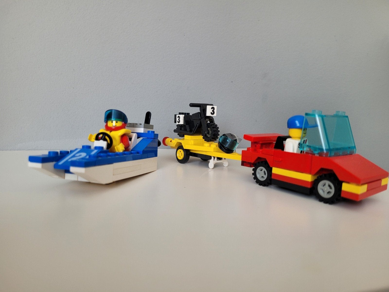 LEGO WAVE RACER EN ROAD REBEL, Ophalen of Verzenden, Gebruikt