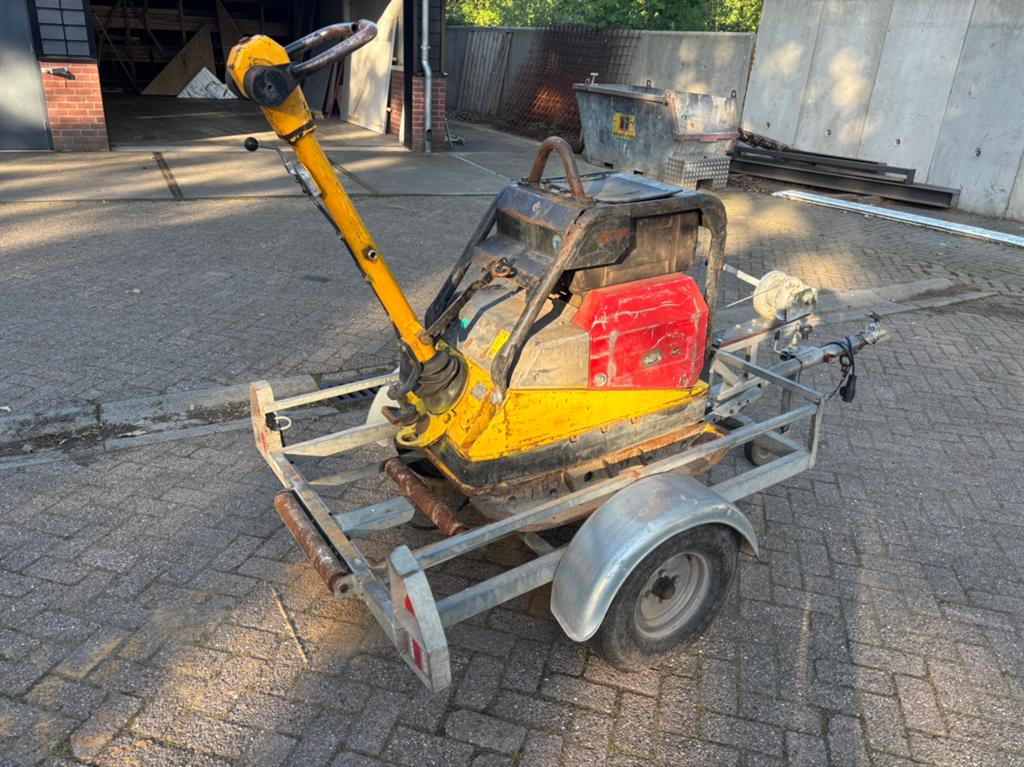 Wacker DPU6055 + Aanhanger, Ophalen, Gebruikt