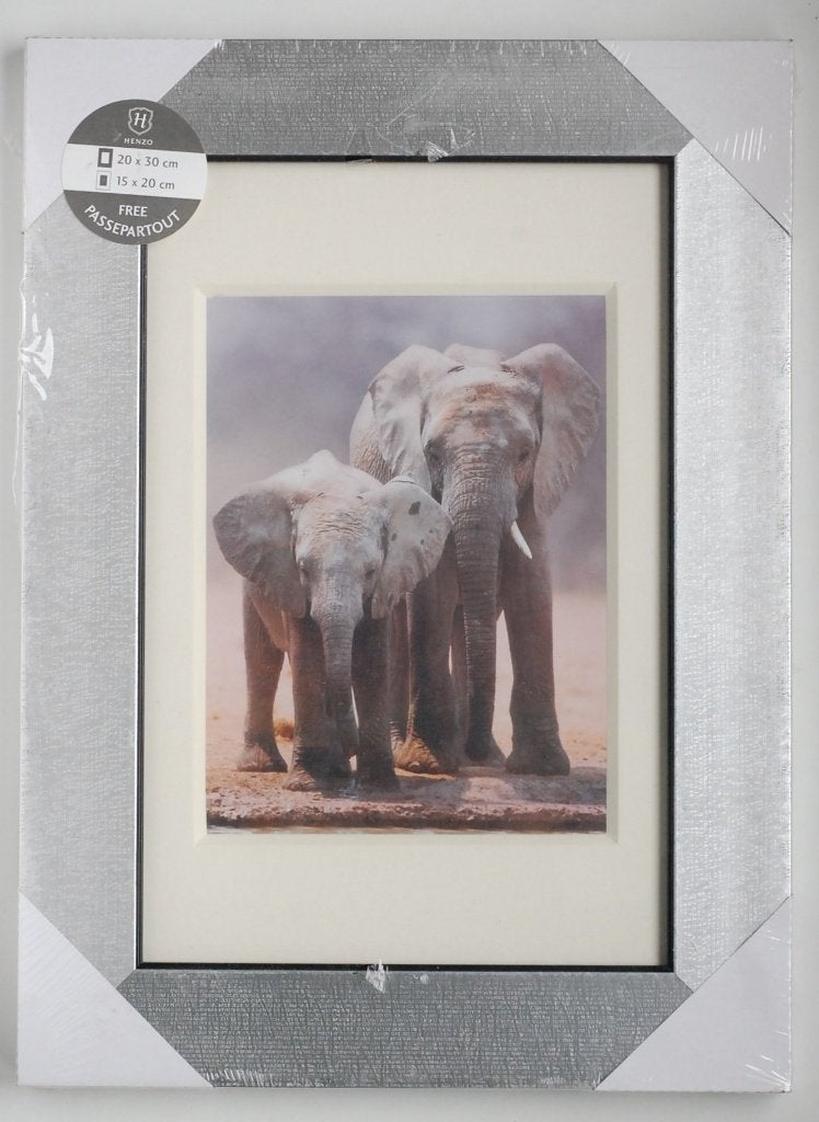 Henzo Afrika fotolijst zilver 20x30 cm nieuw, Audio, Tv en Foto, Zilver, Verzenden, Metaal, Henzo