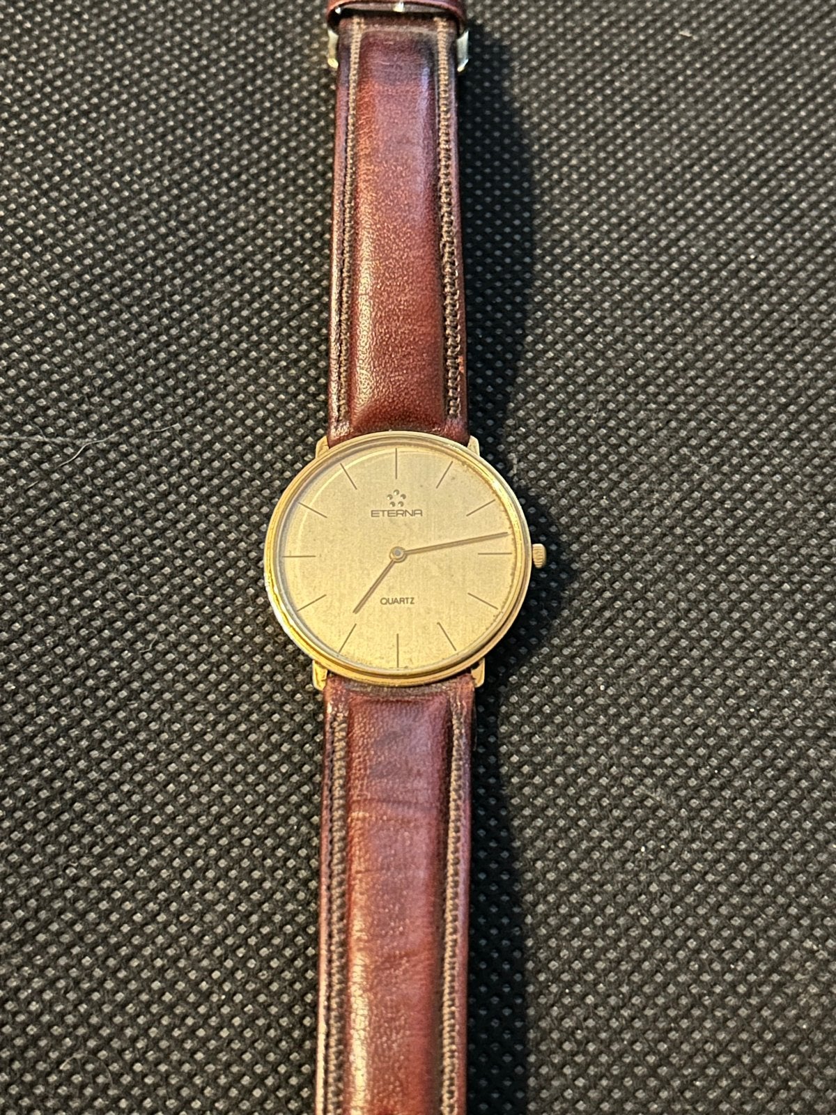 Eterna Quartz horloge - 121.6128.68, Sieraden, Tassen en Uiterlijk, Overige merken, Polshorloge, Ophalen of Verzenden, Goud