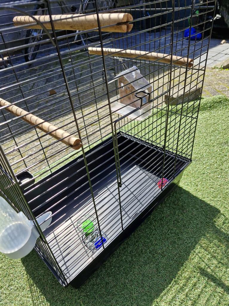 Zo goed als nieuw kooi XL ,, Ophalen, Zo goed als nieuw, Metaal, Vogelkooi