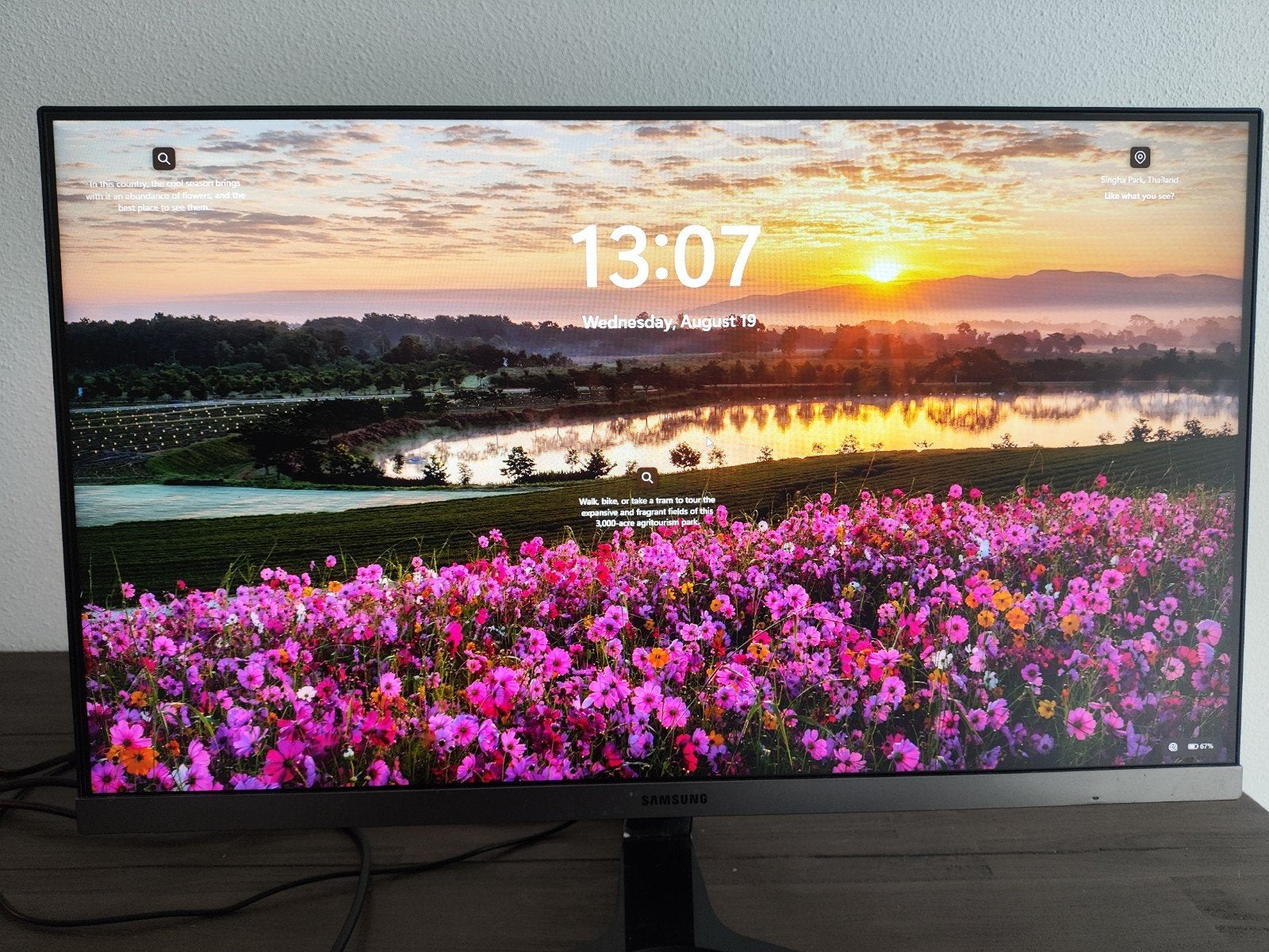 Samsung - 24 inch Full HD Monitor, HDMI, Full HD, Ophalen of Verzenden, Zo goed als nieuw