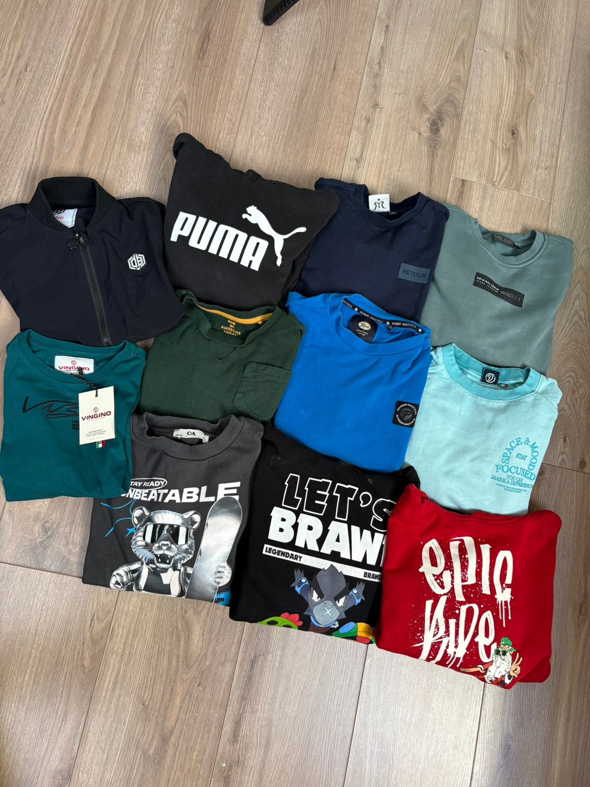 Kledingpakket jongen winter div merken mt 128, Ophalen of Verzenden, Zo goed als nieuw, Jongen, Trui of Vest