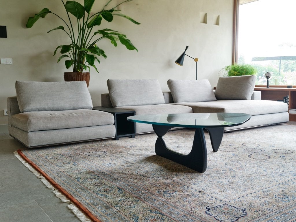 Minotti Hamilton Bank, Ophalen, Gebruikt, 100 tot 125 cm, Hoekbank