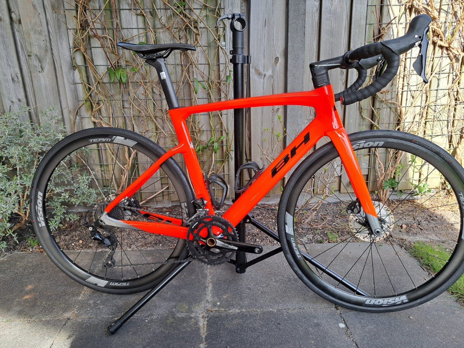 BH racefiets met Shimano 105 en Vision Team 35 wielen, Fietsen en Brommers, Fietsen | Racefietsen, Ophalen, 28 inch, Gebruikt