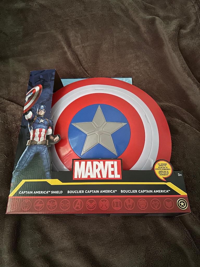 Captain america schild, met 15 geluiden en licht, nieuw, Ophalen of Verzenden, Nieuw, Jongen of Meisje