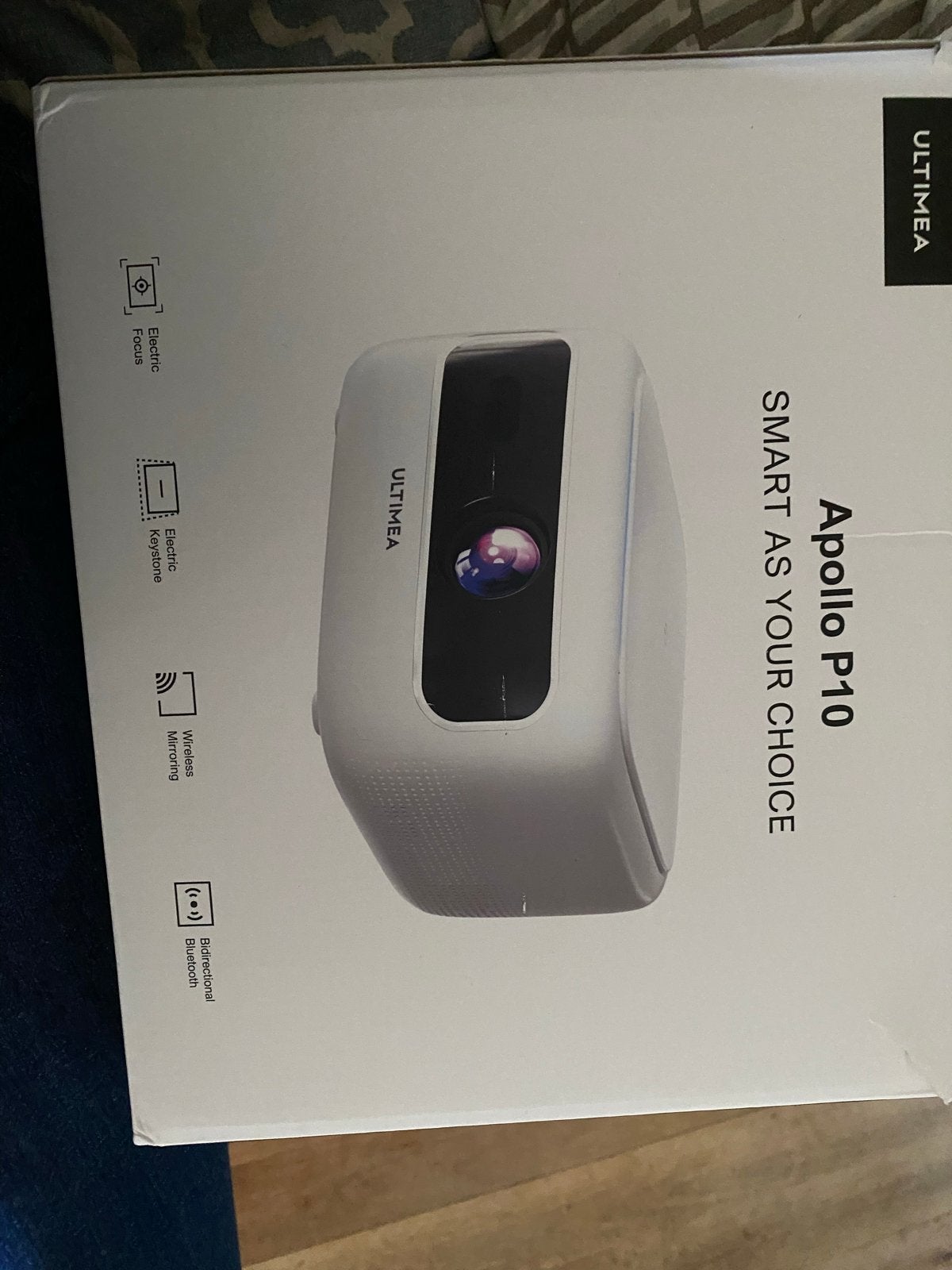 ULTIMEA Apollo P10 Mini Beamer Projector Full HD, Ophalen, Zo goed als nieuw, LED, Full HD (1080)