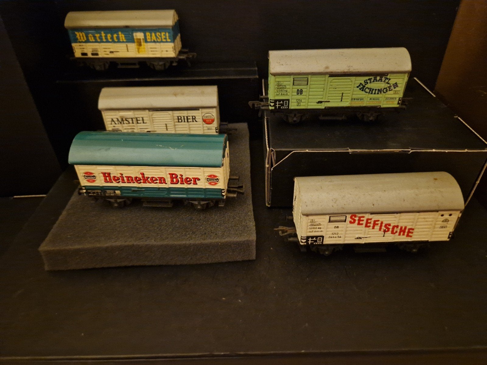 Fleischmann modelwagons (5 stuks), Ophalen of Verzenden, Gebruikt, Wagon, Fleischmann