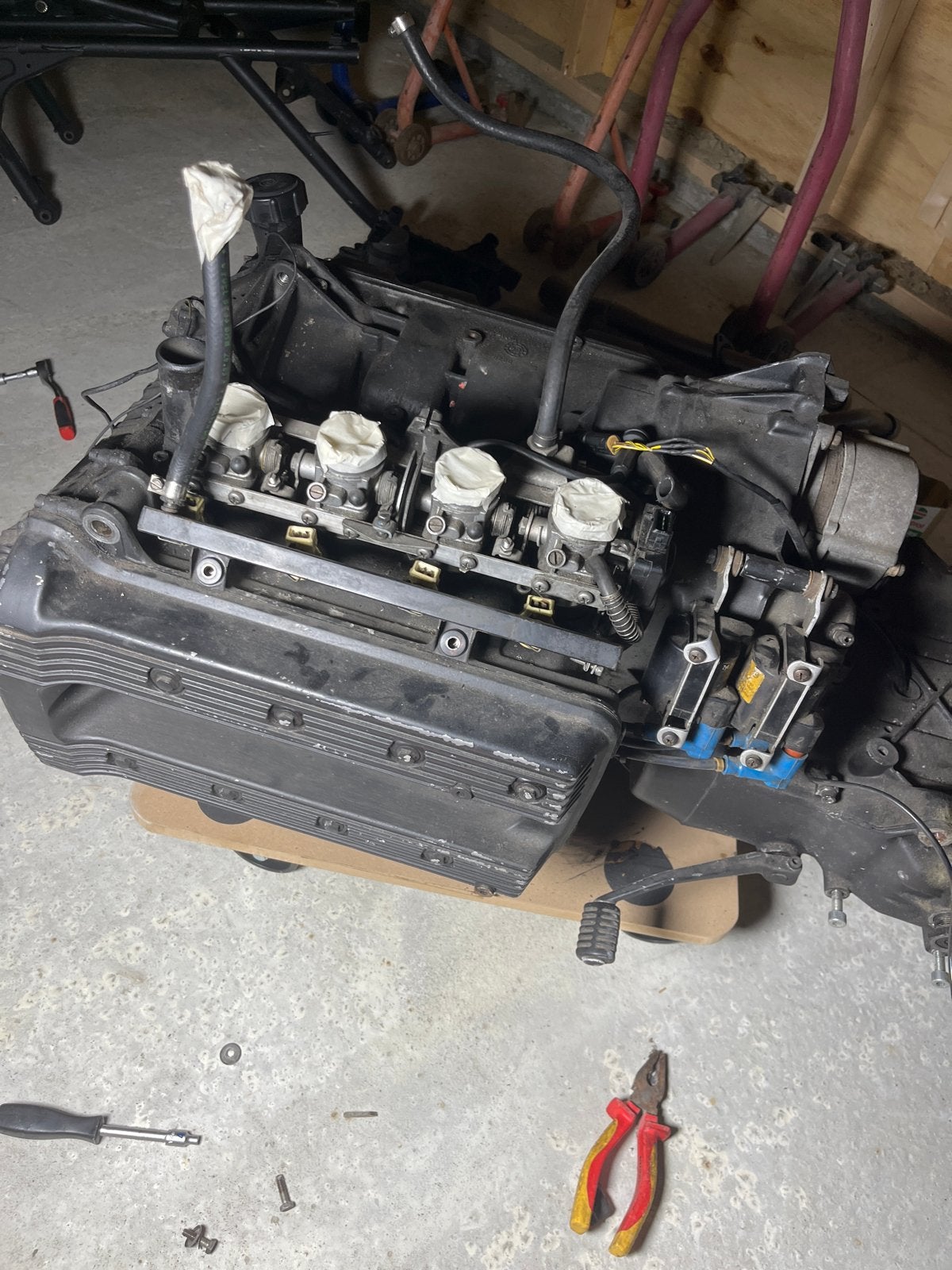 BMW K-serie motorblok met carburateurs, Ophalen of Verzenden, Gebruikt
