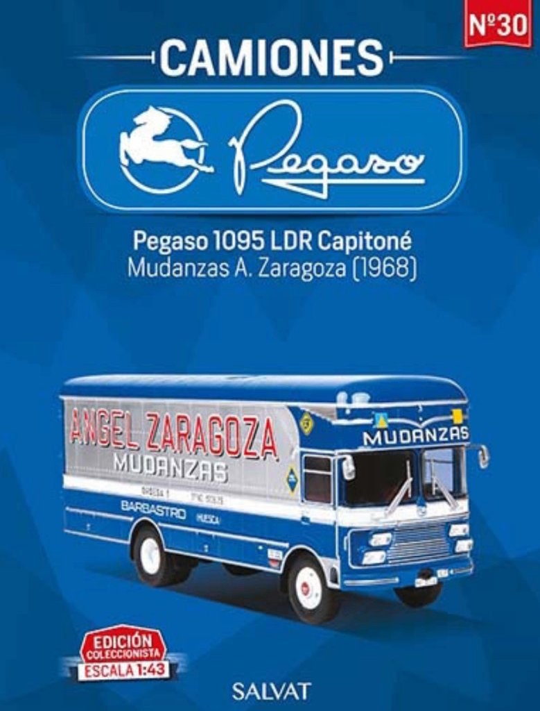 Pegaso 1095 LDR Capitone VERHUISWAGEN 1/43 IXO serie # 30, Verzenden, Nieuw, Bus of Vrachtwagen, Overige merken