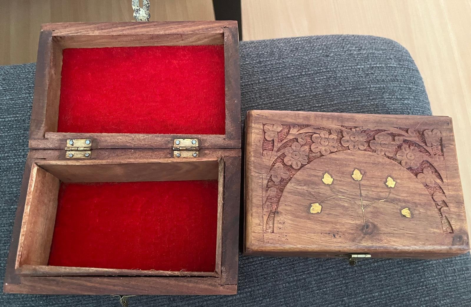 Houten opbergdoos 12, Ophalen, Zo goed als nieuw