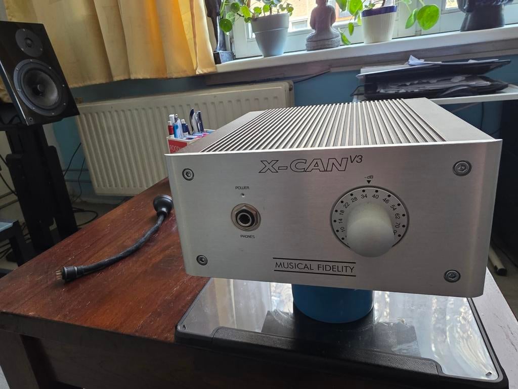 Musical Fidelity X-CAN v3 Hoofdtelefoonversterker upgraded, Overige merken, Gebruikt, Ophalen of Verzenden, Minder dan 60 watt