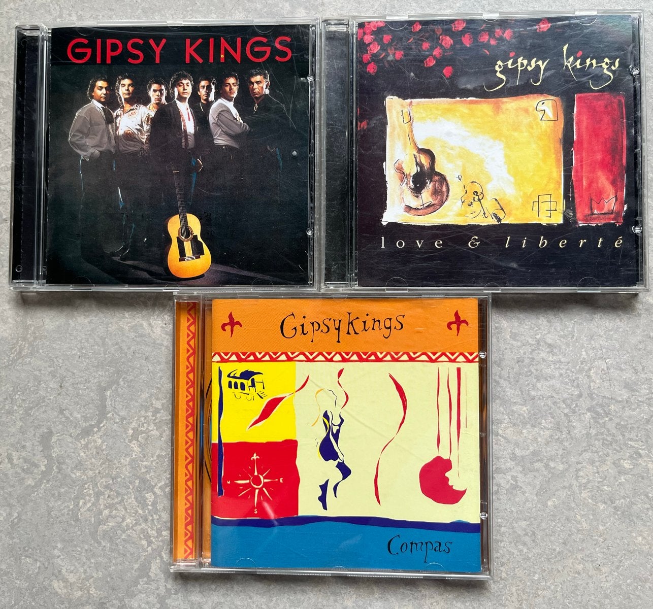Gipsy Kings CD's: Compas, Love & Liberté, Gipsy Kings, Ophalen of Verzenden, Gebruikt, Album, Inclusief doosje
