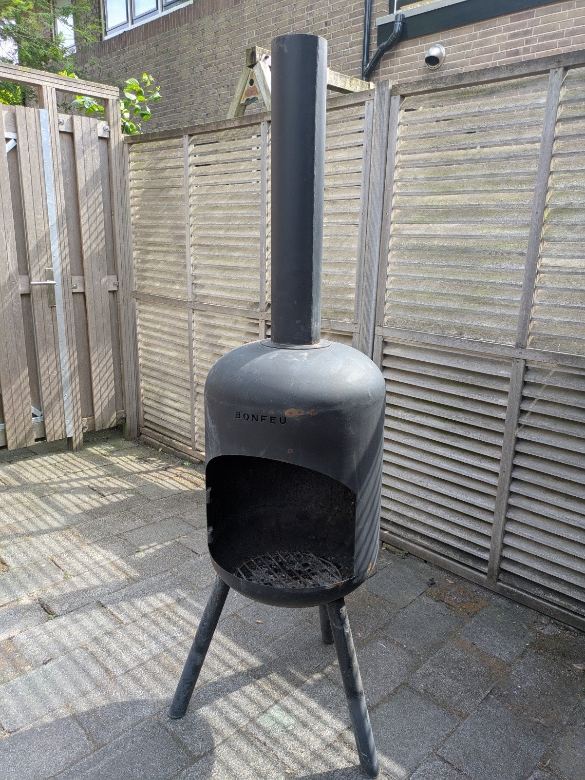 Bonfeu vuurton/tuinhaard - gezelligheid in de tuin, Ophalen, Gebruikt, Vuurton