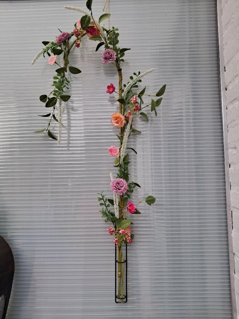 BLOEMEN Deco eigen creatie Roze ...(NIEUW), Meerkleurig, Ophalen of Verzenden, Overige stijlen, Nieuw