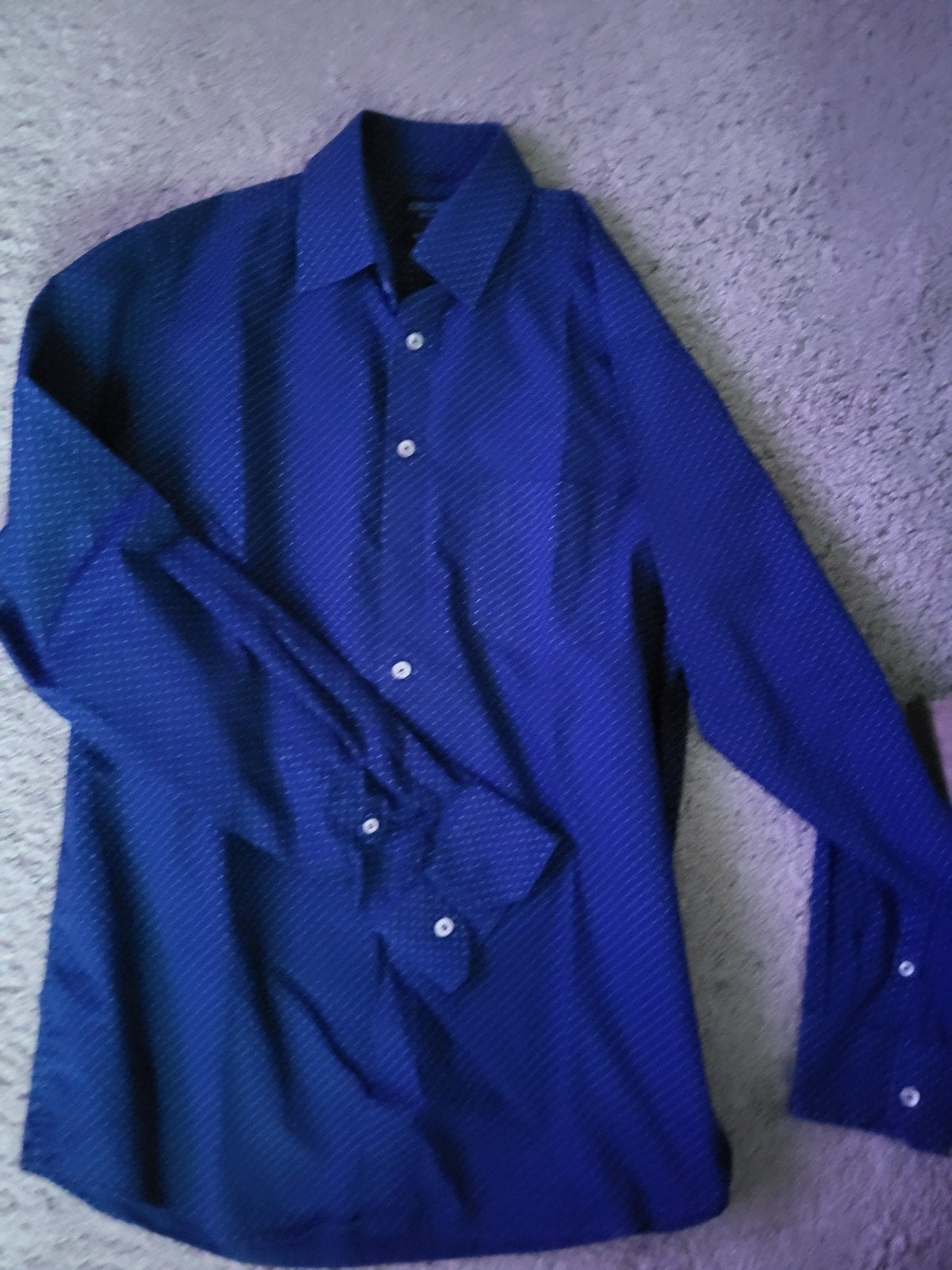 John Cabot Modern Fit overhemd - Blauw - Maat M, Blauw, Zo goed als nieuw, John Cabot, Halswijdte 39/40 (M)