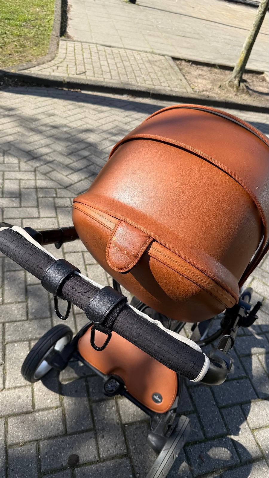 Mima Xari kinderwagen – Camel/Bruin, Ophalen of Verzenden, Gebruikt, Kinderwagen, Overige merken