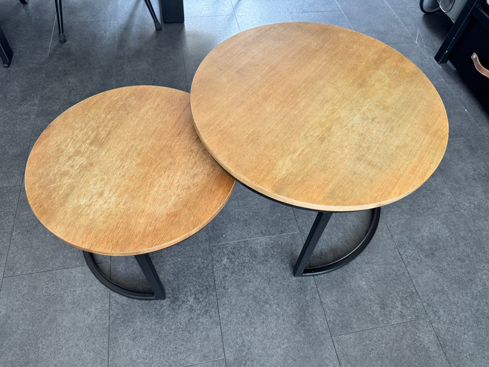 Salontafel Moos Leen Bakker, Ophalen, Gebruikt, Rond, 50 tot 100 cm