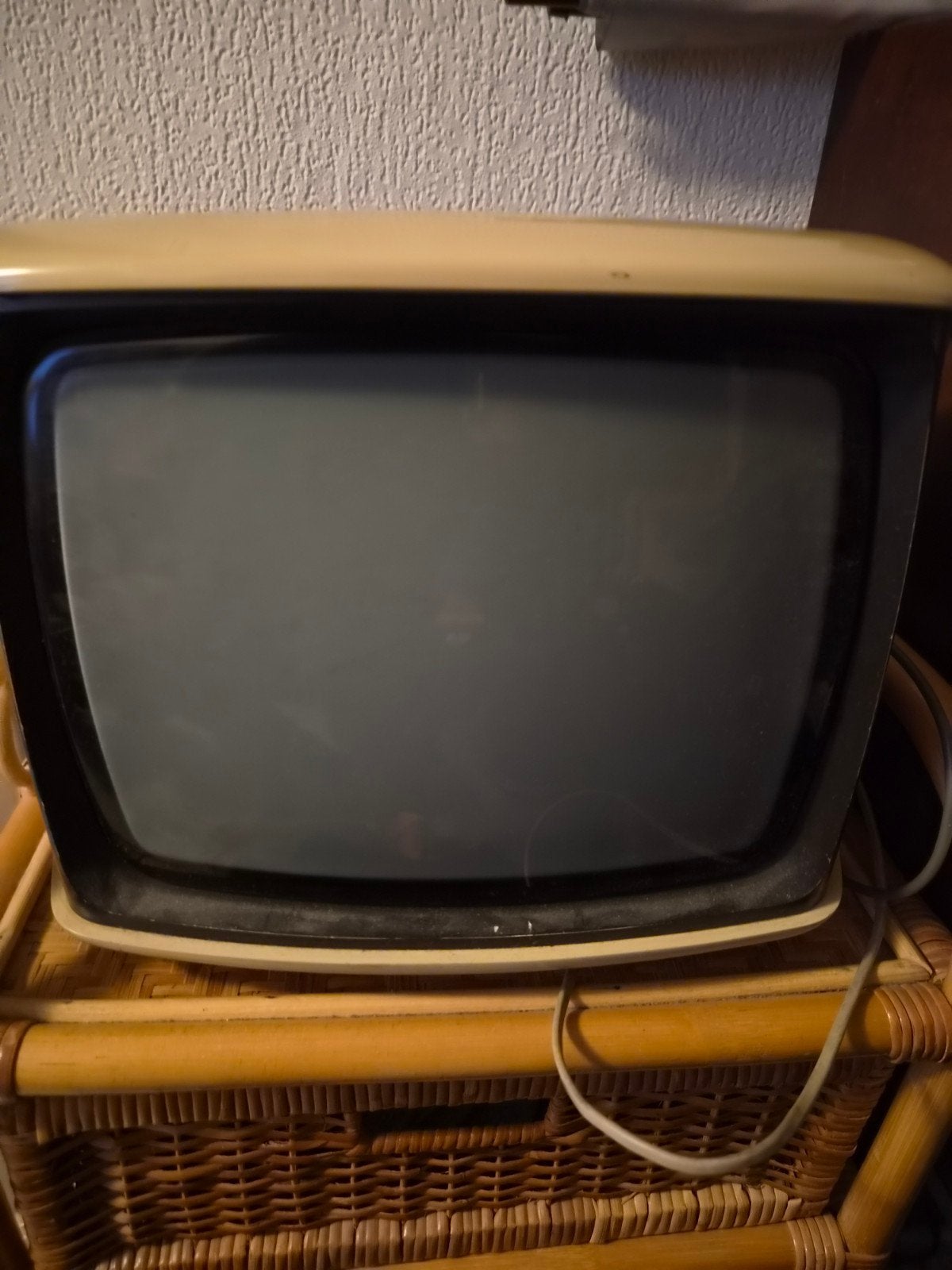 Werkende Vintage Zwart-Wit Televisie, Antiek en Kunst, Ophalen
